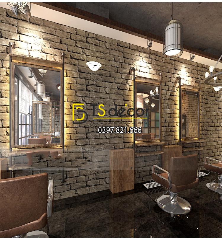 TOP 30 Tranh dán tường salon tóc  Babber shop 3D đẹp mới
